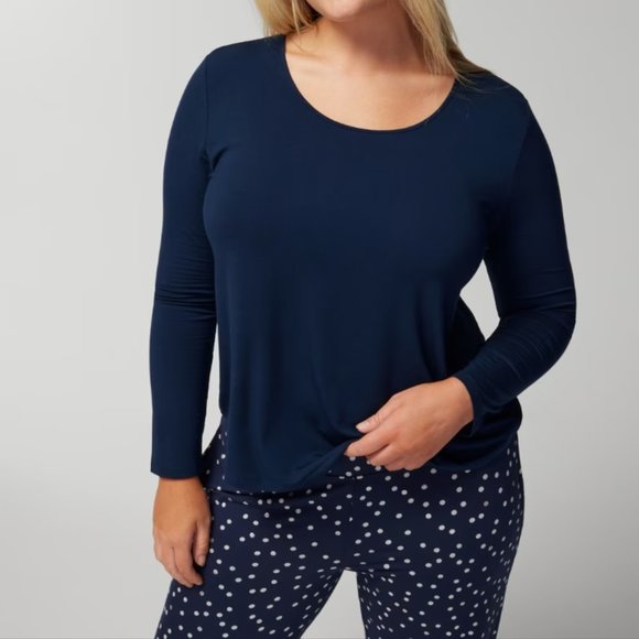 NWT Soma COOL NIGHTS Long Sleeve Pj Set - Picture 2 of 5